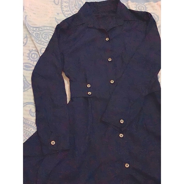 TUNIK KEMEJA BIRU DONGKER