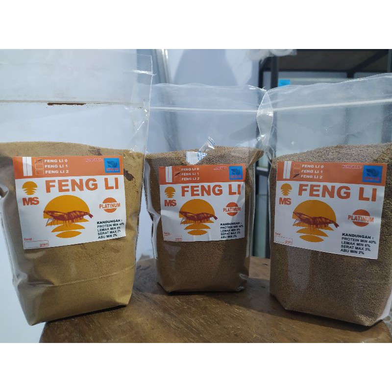 pelet fengli / pelet udang / pelet burayak ikan