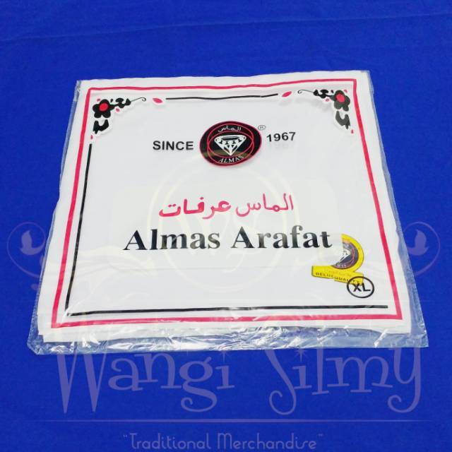 Sorban Arafat Putih Polos - Arifat - Sorban Putih Segi 4 - Sorban Haji - Sorban Haji