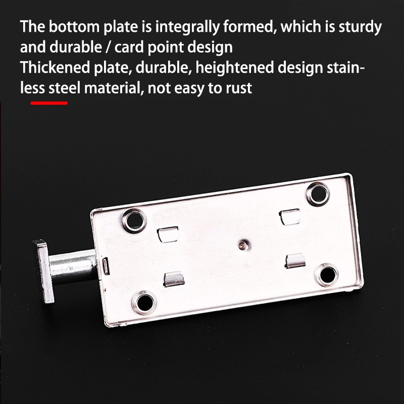 【3/4 Inci】Grendel Pencet Otomatis/Slot Pintu Pencet Otomatis/Grendel Slot Kunci Pintu Tekan Otomatis