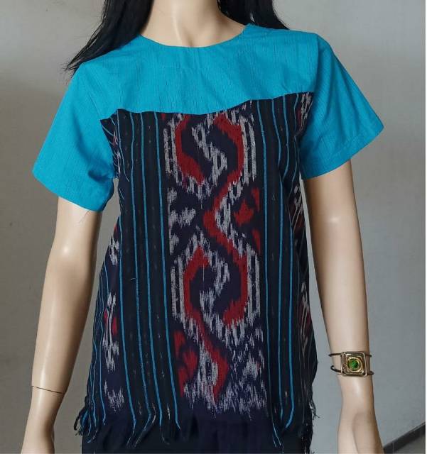 Blouse Tenun Troso Lurik Asli Jepara