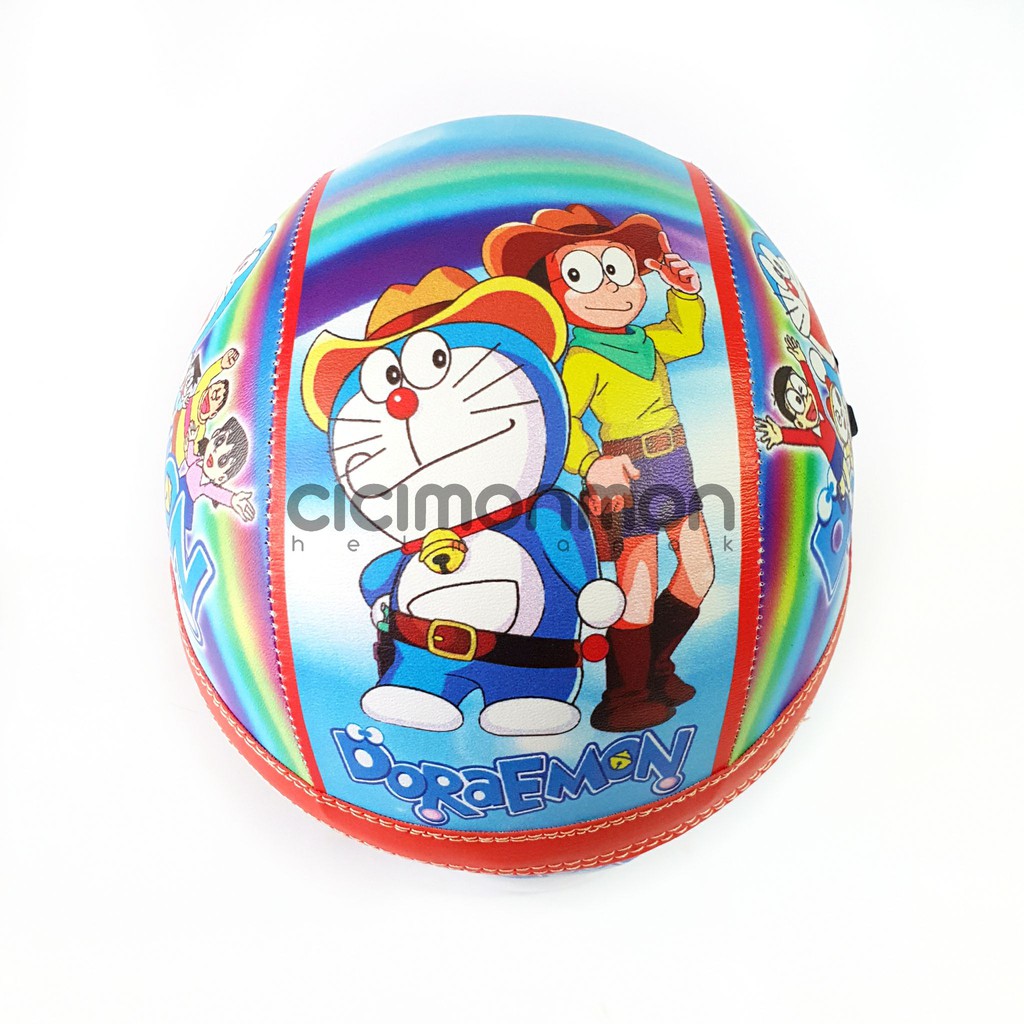 SPECIAL Helm Anak Retro Karakter Doraemon