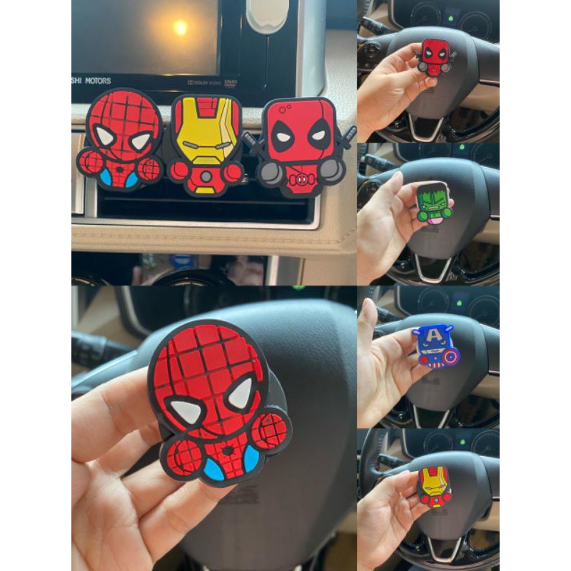 Aksesoris Pewangi Parfum Klip AC Mobil Airfreshener 0Aksesoris Pewangi Parfum Klip AC Mobil Airfreshener superman hook