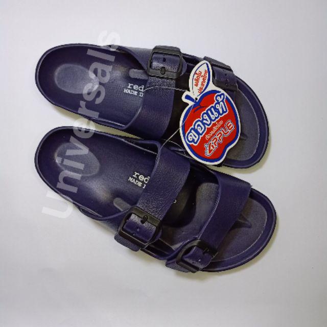 RED APPLE SANDAL DOUBLE STRAP UNISEX ORIGINAL THAILAND MURAH - BG2562 QR0255-NAVY
