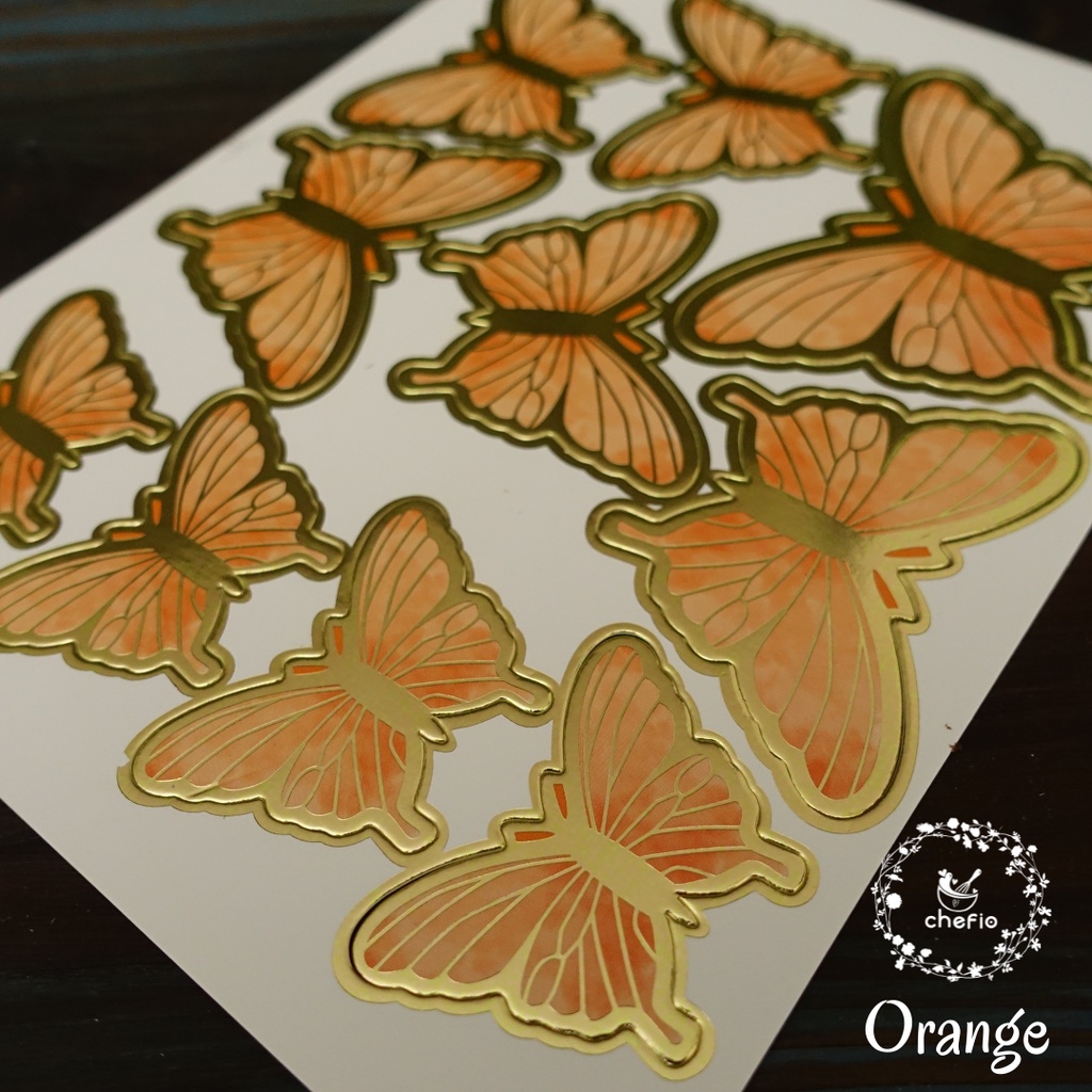 Chefio Cake Topper Kupu Kupu Butterfly  / Tusukan Dekorasi Hiasan Kue