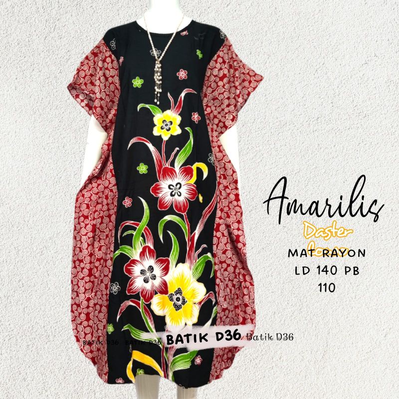 Daster Amarilis kelelawar baju tidur rumah jumbo remaja batik wanita homeydress