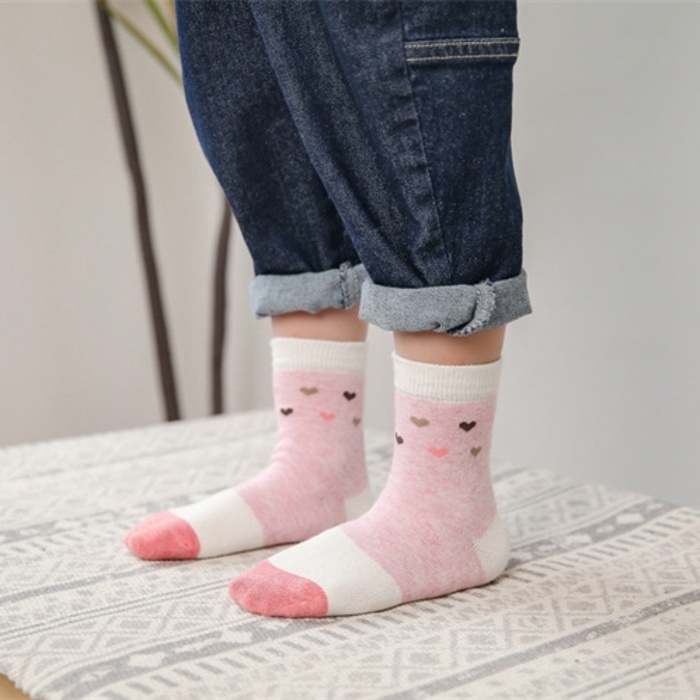 RYX - Deary Love Kaos Kaki 5 Pasang Anak Perempuan Fashion Casual - Ori Import