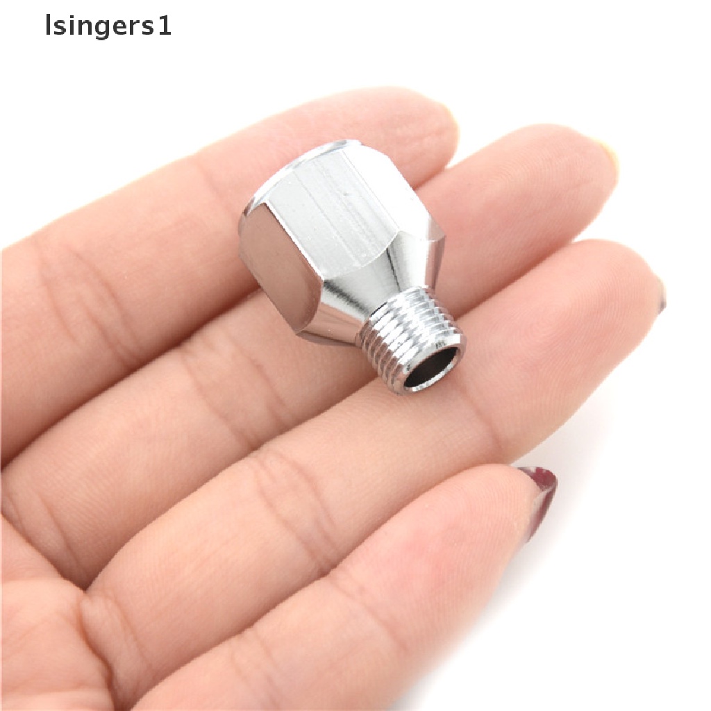 (lsingers1) Adapter Konektor Selang Airbrush 1 / 4 &quot;BSP Female Ke 1 / 8&quot; Male Bahan Metal