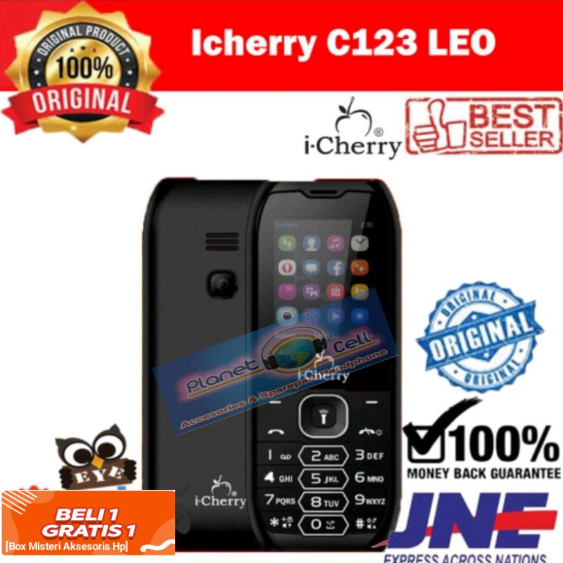 HP iCHERRY LEO-DUAL SIM GSM-FMRADIO-MP3-CAMERA-GARANSI RESMI