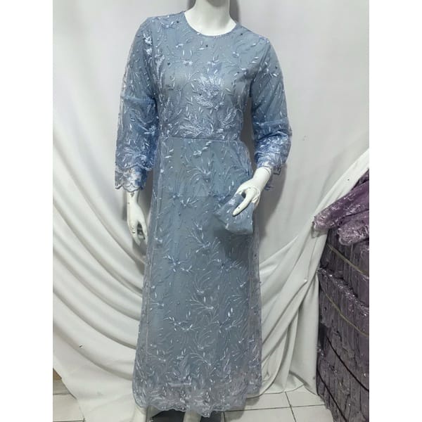 (GAMIS TERBARU)GAMIS TILE SYAKIRA/M/L/XL/XXL/XXXL/GAMIS TERBARU 2021/GAMIS JUMBO/GAMIS LEBARAN WANITA MUSLIM/BAJU MODEL TERBARU PAKAIAN WANITA/GAMIS BRUKAT/GAMIS TILE/GAMIS KONDANGAN WANITA/MAXI TILE/BAJU GAMIS/DRESS MAXI/GAMIS PESTA-OCEAN BLUE