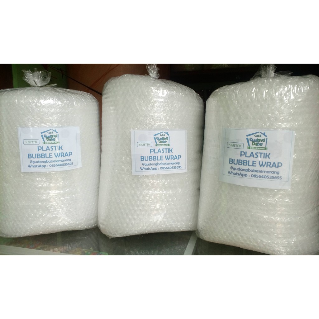 

BUBBLE WRAP PUTIH 5 Meter x 125 Cm plastik gelembung packing (via ojol siap, ekspedisi ok)