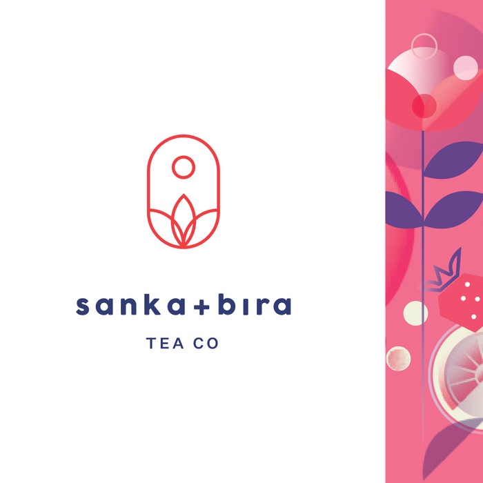 

teh-daun- sanka+bira prettea in pink (tea blend, white tea based) - loose leaf -daun-teh.