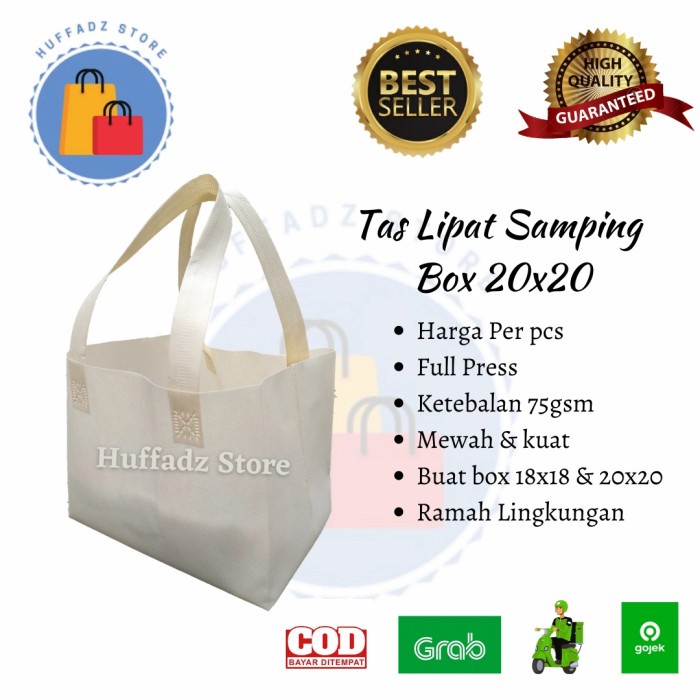 

NEW Tas Spunbond box 20x20 Tebal