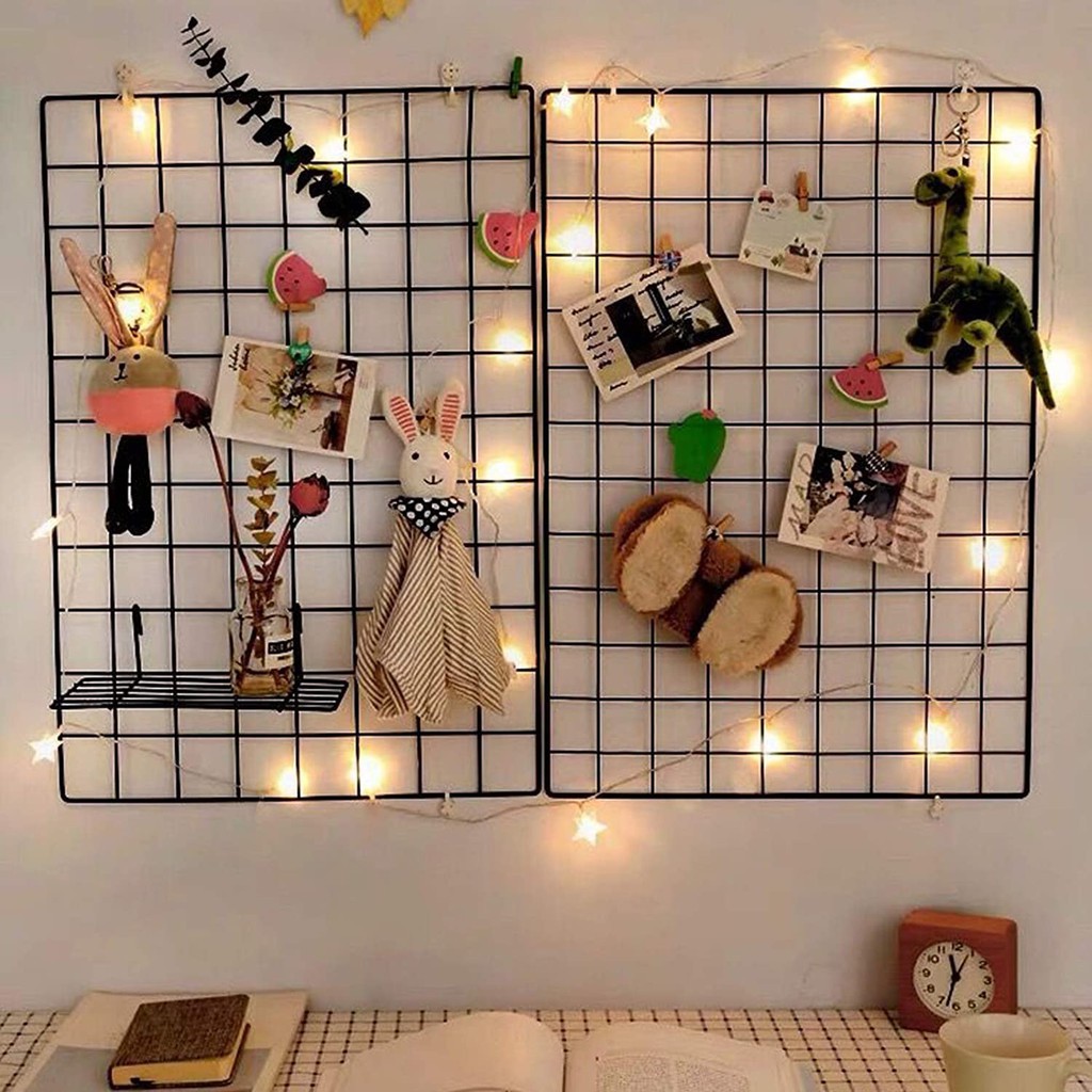 [NEW] HIJANG 52x35 WALL GRID Hiasan Dinding Dekorasi Kamar Aesthetic Mesh Board Pajangan Foto