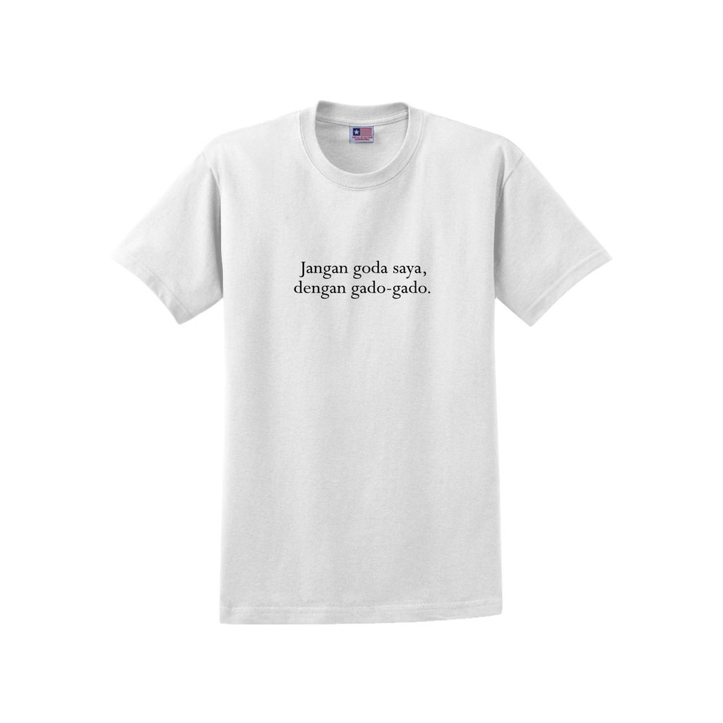 kaos tshirt kata-kata unik murah berkualitas import - jangan goda saya
