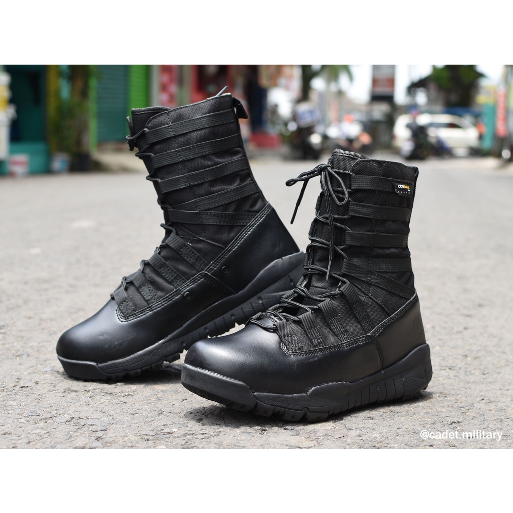Sepatu Combat Boots BOOTS BLACKWATER (STRIPE) - HITAM
