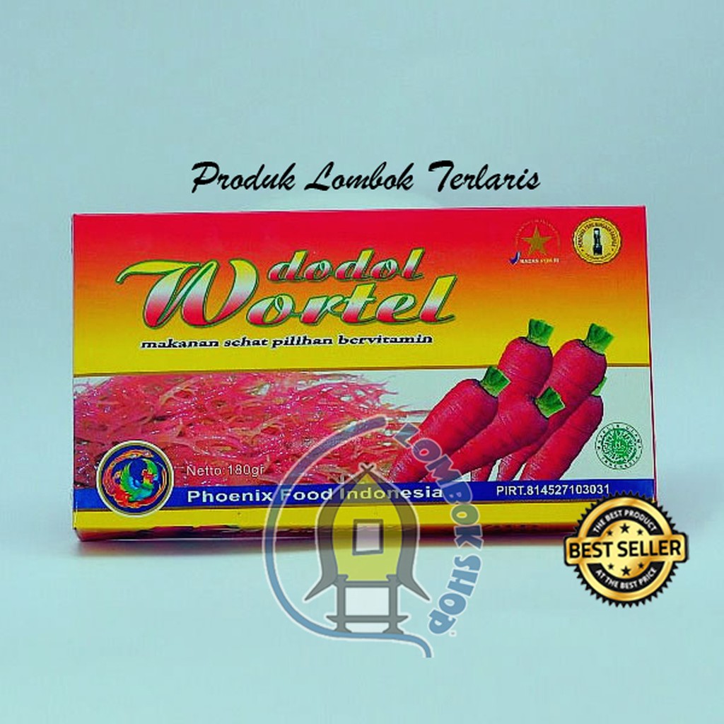 

Dodol Rumput Laut Phoenix Rasa Wortel Khas Lombok 160 Gram