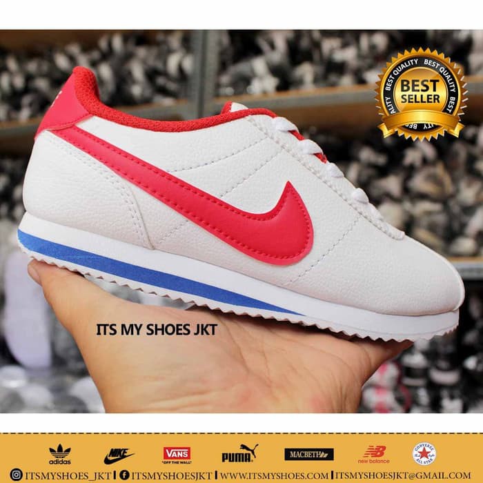 Sepatu Anak Nike Cortez Putih-Grade Original-Tali - 33 | Shopee Indonesia