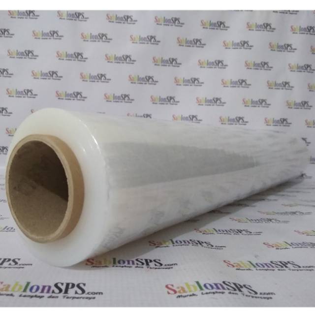 PLASTIK WRAPPING STRETCH FILM 50CM X 300 METER 12 Micron