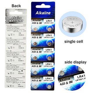 Baterai Batere Kancing / Button Cell AG3 LR41 192 L736 392 SR736 V36A Batre Gantungan Kunci Alarm