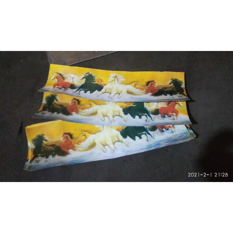 sticker livery miniatur bus harapan jaya skala 1:20