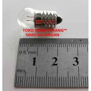 Lampu DOP SENTER DRAT DC I Lampu Bulb Bohlam Kecil untuk Praktek Anak