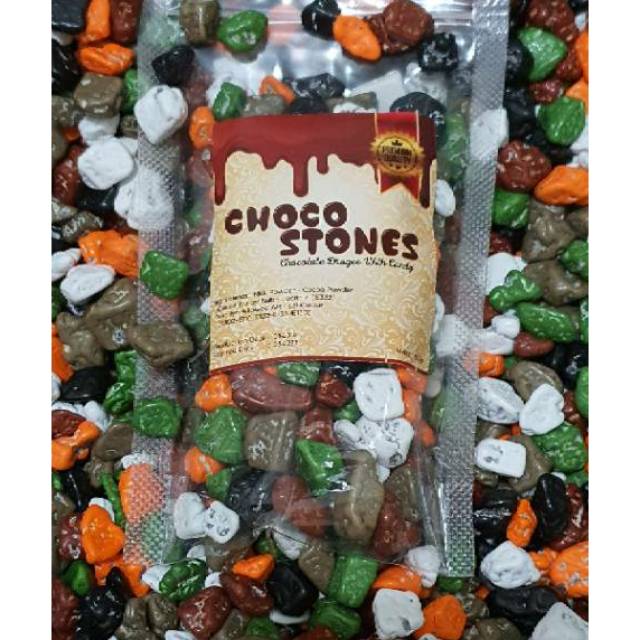 

Coklat kerikil choco stone 150gr oleh oleh haji