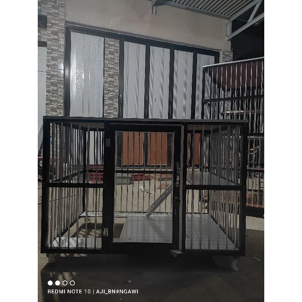 kandang kucing alumunium