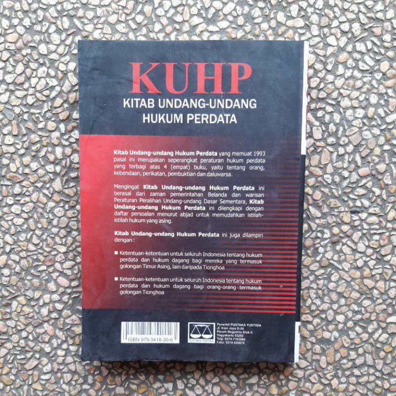 buku kitab undang undang hukum perdata KUHP-1