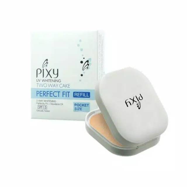 PIXY UV Whitening Two Way Cake Perfect Fit (REFILL) Bedak padat PIXY refill ORI 100%