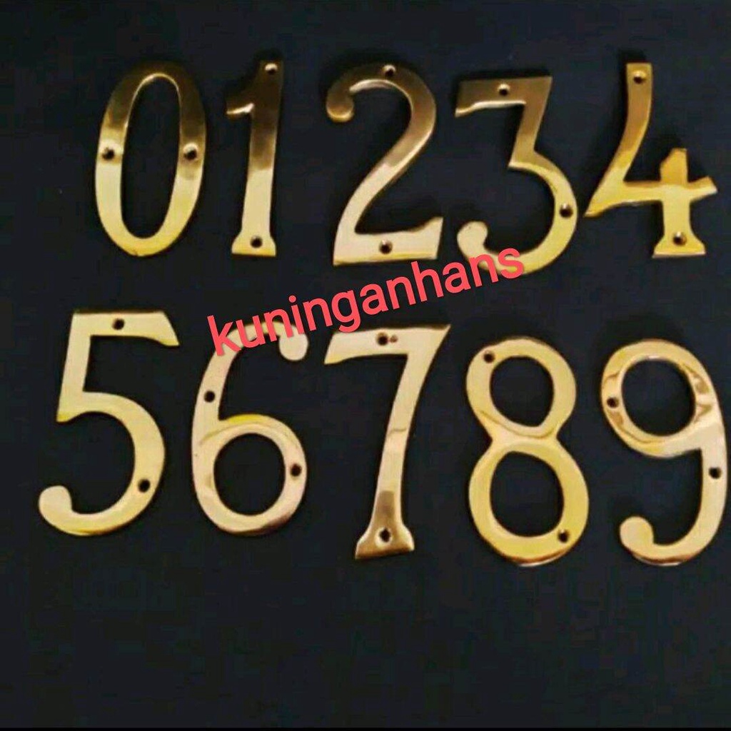 nomor rumah nomor perumahan nomor kos nomor hotel nomor plat kuningan