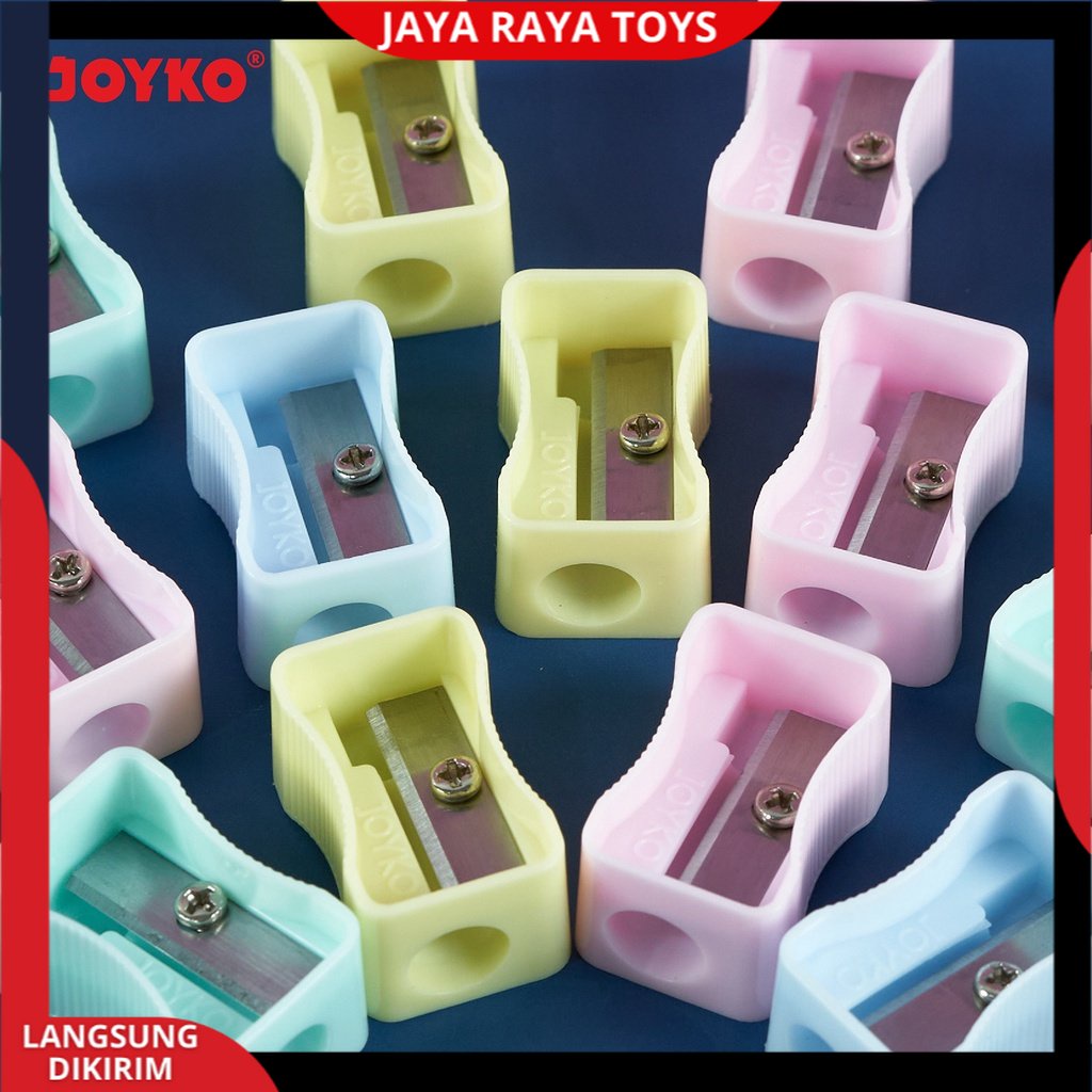 ( PROMO ) ( ISI 24 ) Rautan Serutan Sharpener Joyko SP-362PTL 1PACK