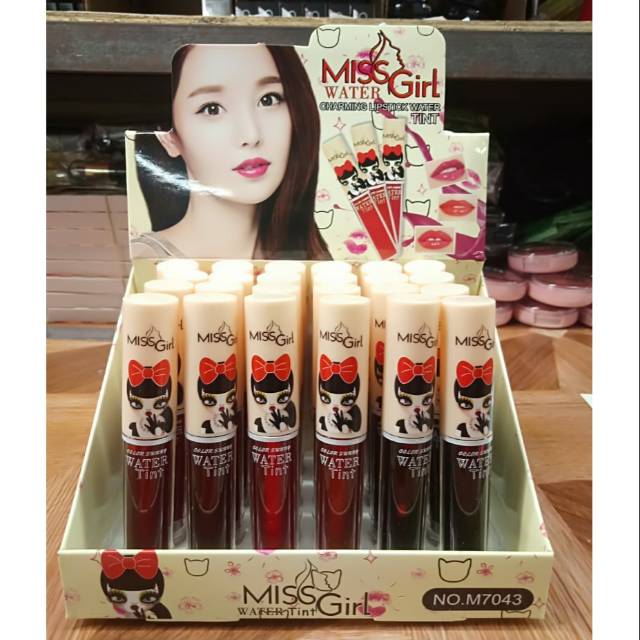 Lip tint miss girl charming 24pcs