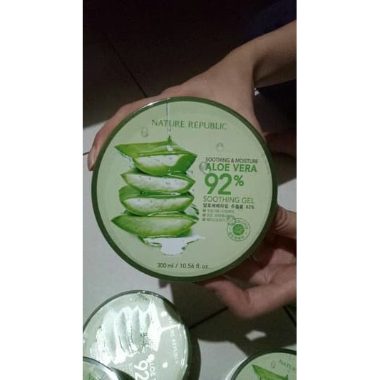 Nature Republic Soothing And Moisture Aloe Vera 92 persen Soothing Gel original korea magic aloevera