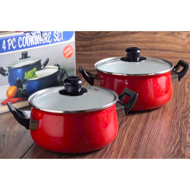 Panci Enamel set