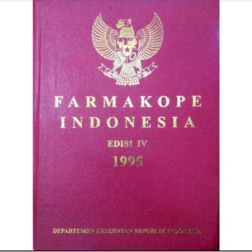 BUKU FARMAKOPE INDONESIA EDISI 4 TAHUN 1995 - FARMAKOPE INDONESIA EDISI IV TAHUN 1995 [ORIGINAL]