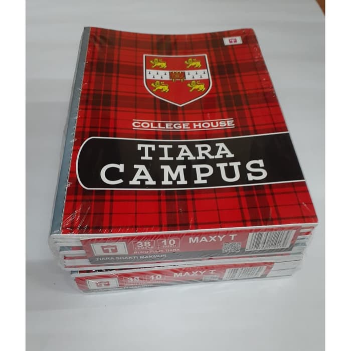 

BUKU TULIS TIARA CAMPUS UKURAN BOXY ISI 38 LEMBAR 10 BUKU