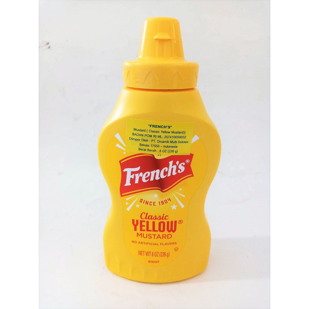 

FRENCH'S CLSSIC YELLOW NO ARTIFICIAL FLAVOUR 396GR