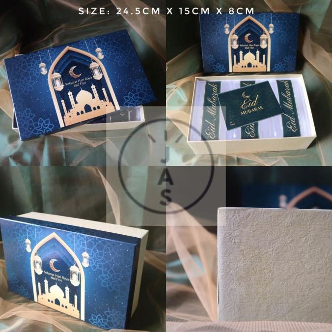 

[COD] kotak kue 24,5x15x8 hard box / hand made / edisi lebaran ramadhan [COD]