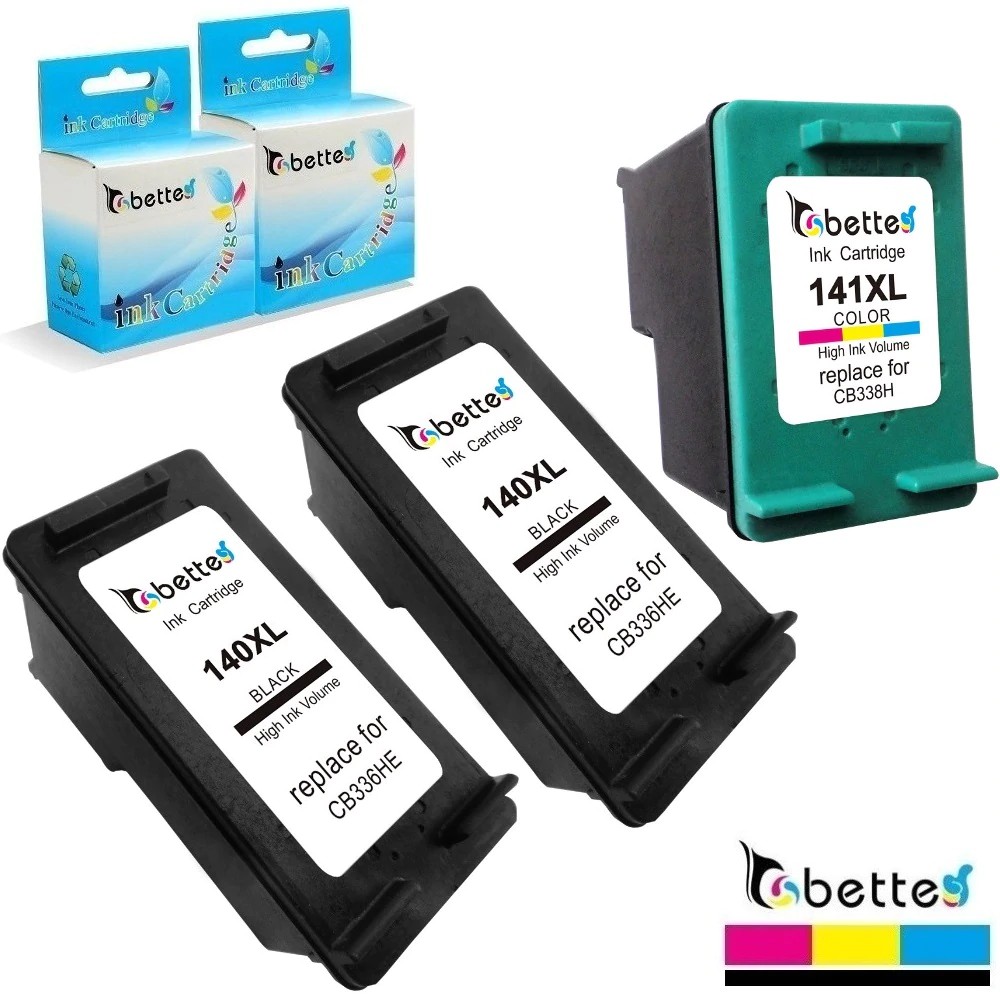 Replacement Ink Cartridges For Hp 140xl 141xl 140 141 Photosmart C4283 C4480 C4583 C4483 Shopee Indonesia