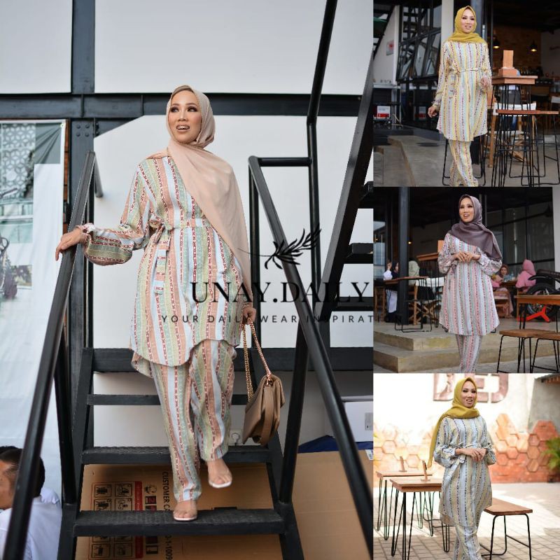 Piyama Multifungsi Cleo Original by Unay Daily