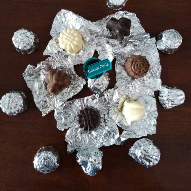 

COKLAT 1 KG isi 125 pcs.bentuk 3 bunga# PRODUSEN#READY STOK#COKLAT CERIA#RESELLER#AGEN #DROPSHIP#