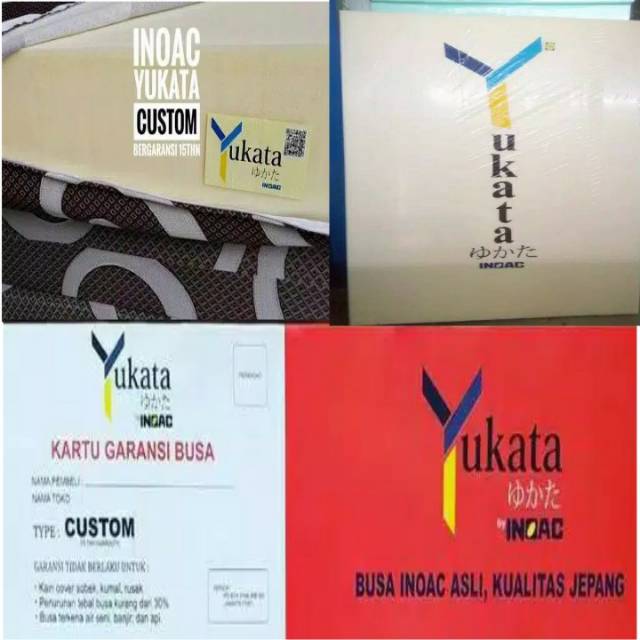 Kasur Lipat Inoac Yukata  TEBAL 5, 10, 15 dan 20 GARANSI 15 Tahun