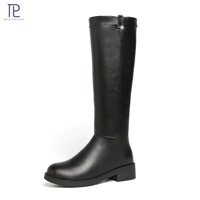 comfortable flat knee high boots