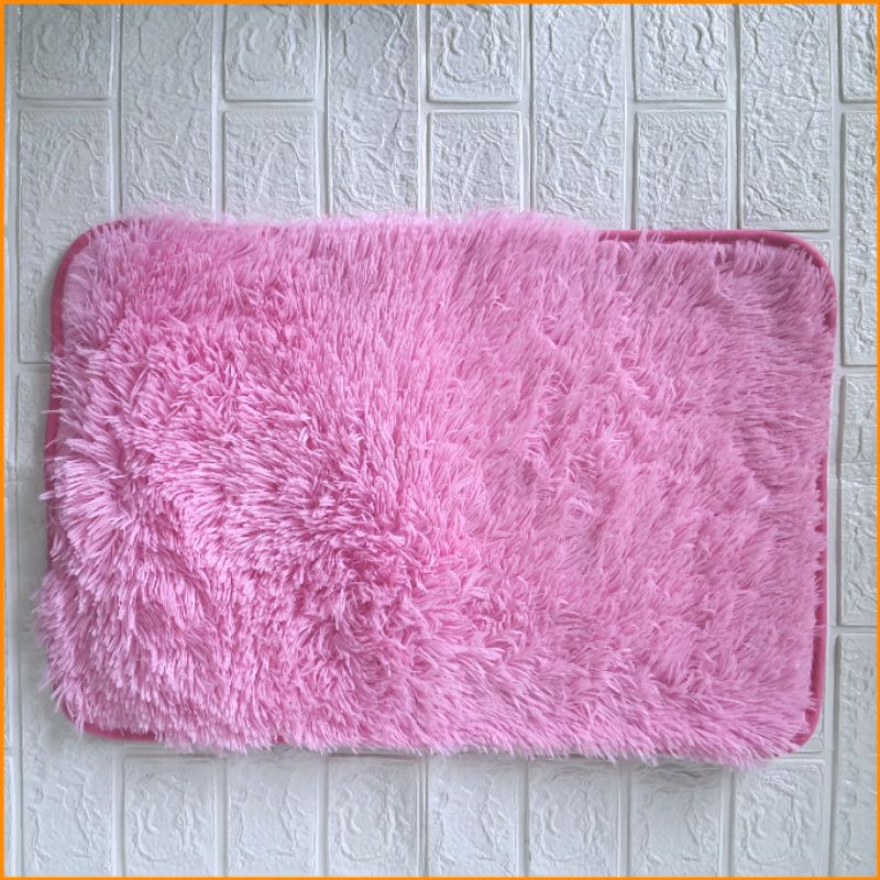 [COD] KESET BULU SULTAN HALUS DAN LEMBUT ANTI SLIP 40x60 - KESET LANTAI BULU HALUS