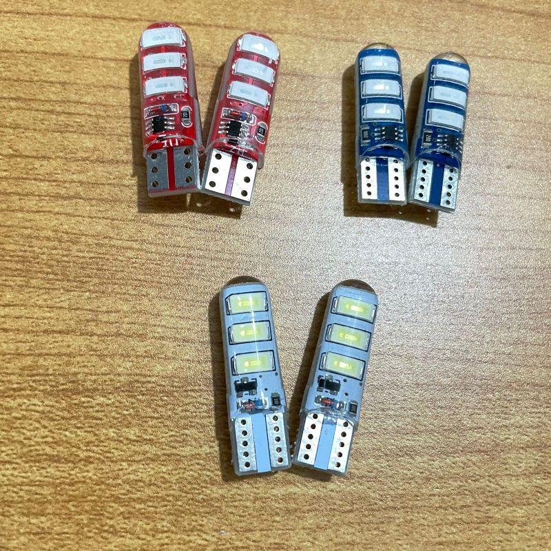 Sein Dop Jelly Kedip Lampu Senja Kedip LED Biru Putih Merah Universal All Motor Matic Bebek Supra Mi