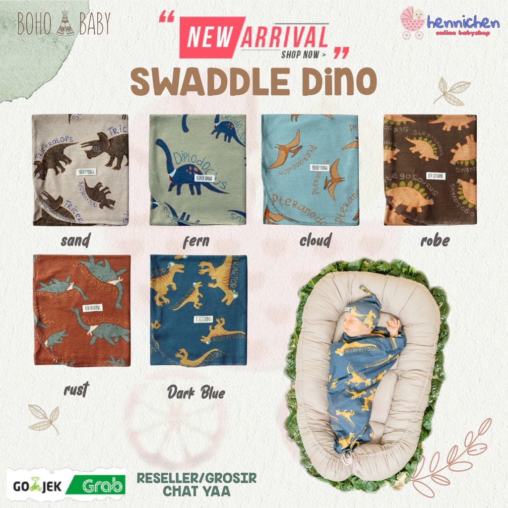 BANYAK MOTIF BOHO BABY BEDONG BAYI SWADDLE BOHOPANNA /BOHOBABY DISNEY SWADDLE PRINTING MOTIF NEWBORN