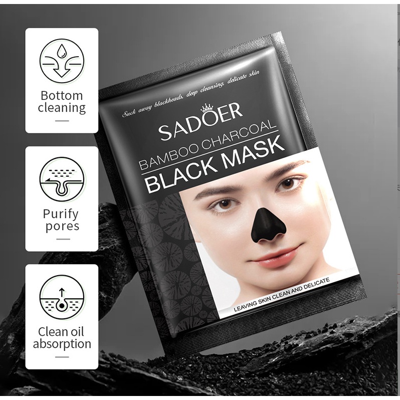 SADOER Masker Komedo Black Head Remover Cair Sachet Hidung EM015