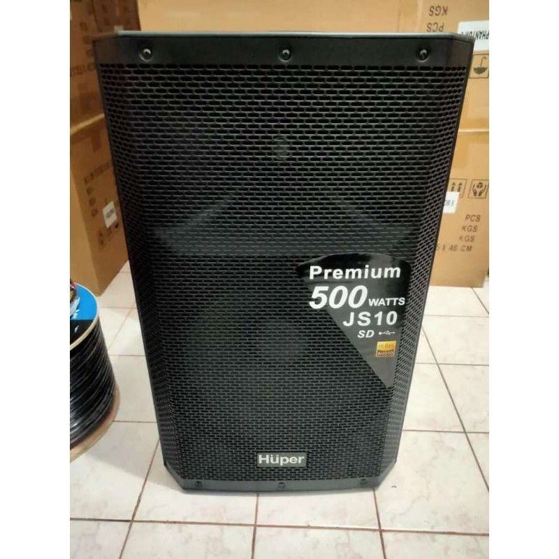 SPEAKER AKTIF HUPER JS10 SPEAKER AKTIF 15 INCH HUPER JS10  ORIGINAL