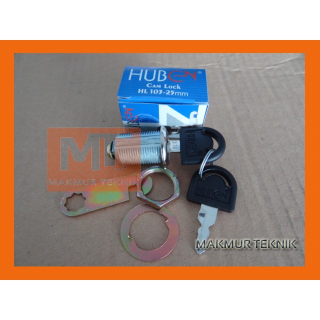 Huben HL 103-25mm Camlock Kunci Locker Kunci Box Kunci Lemari